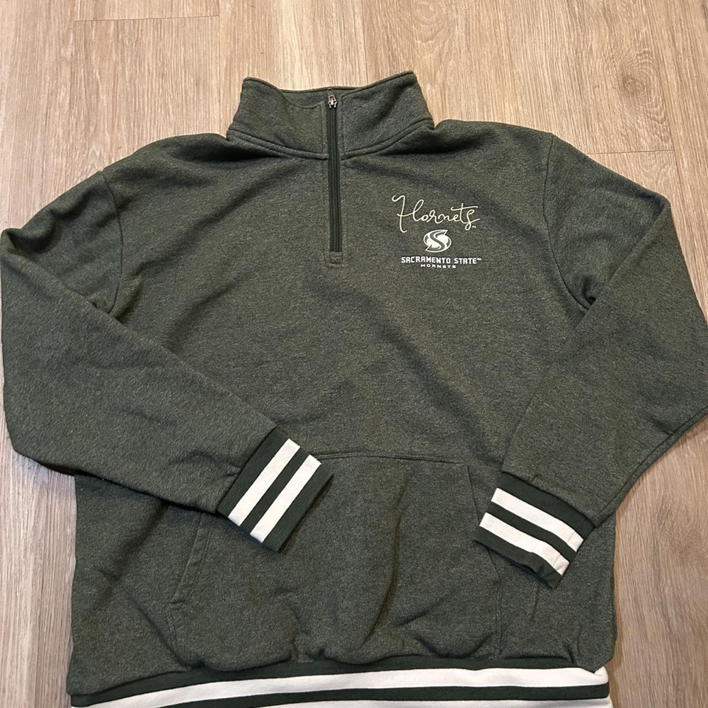 Champion Dark Green Long Sleeve Pullover